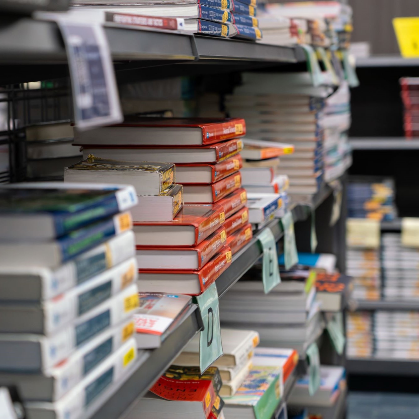 Textbooks available at the Walters State Bookstore