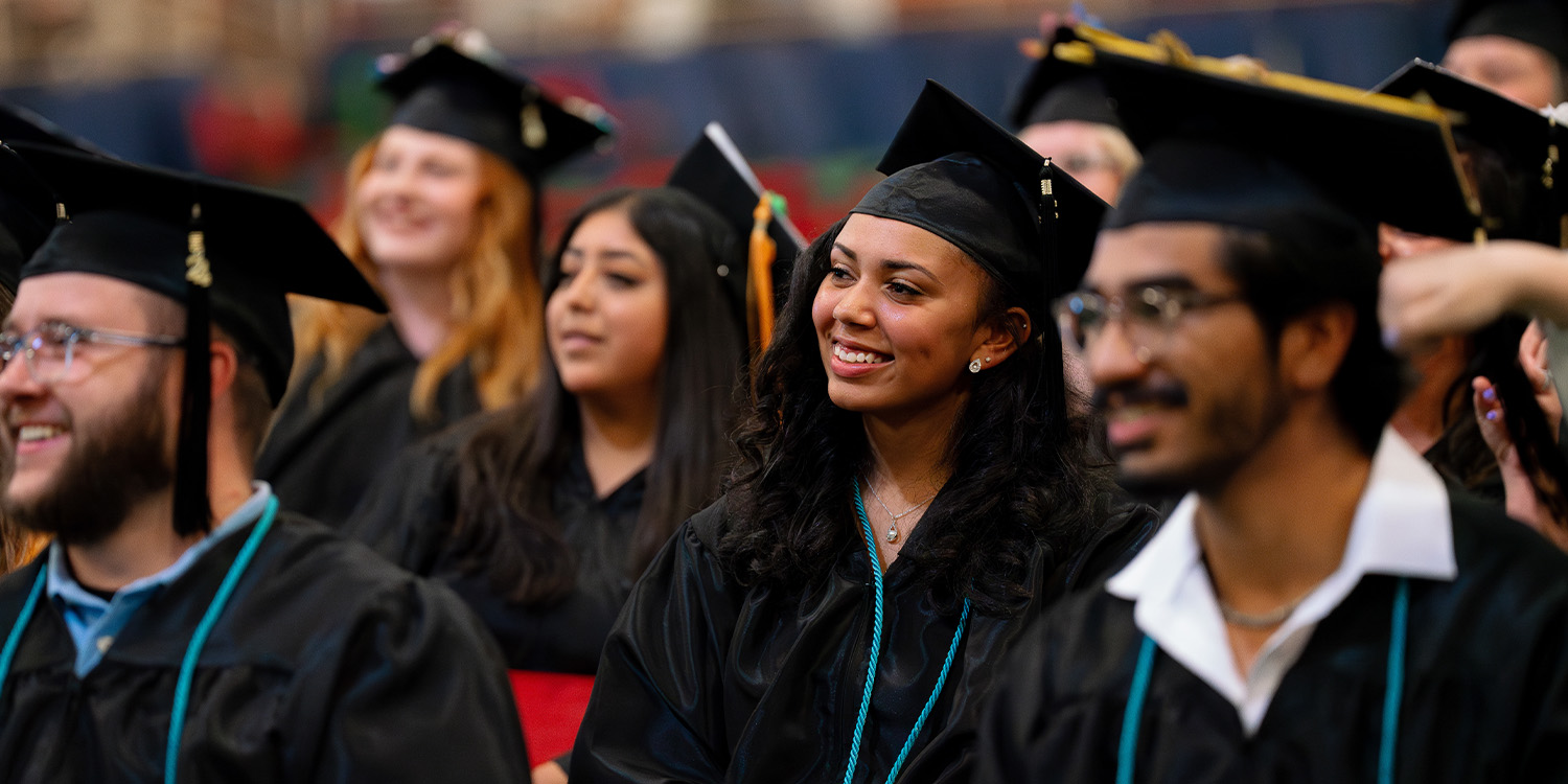 Students at Commencement