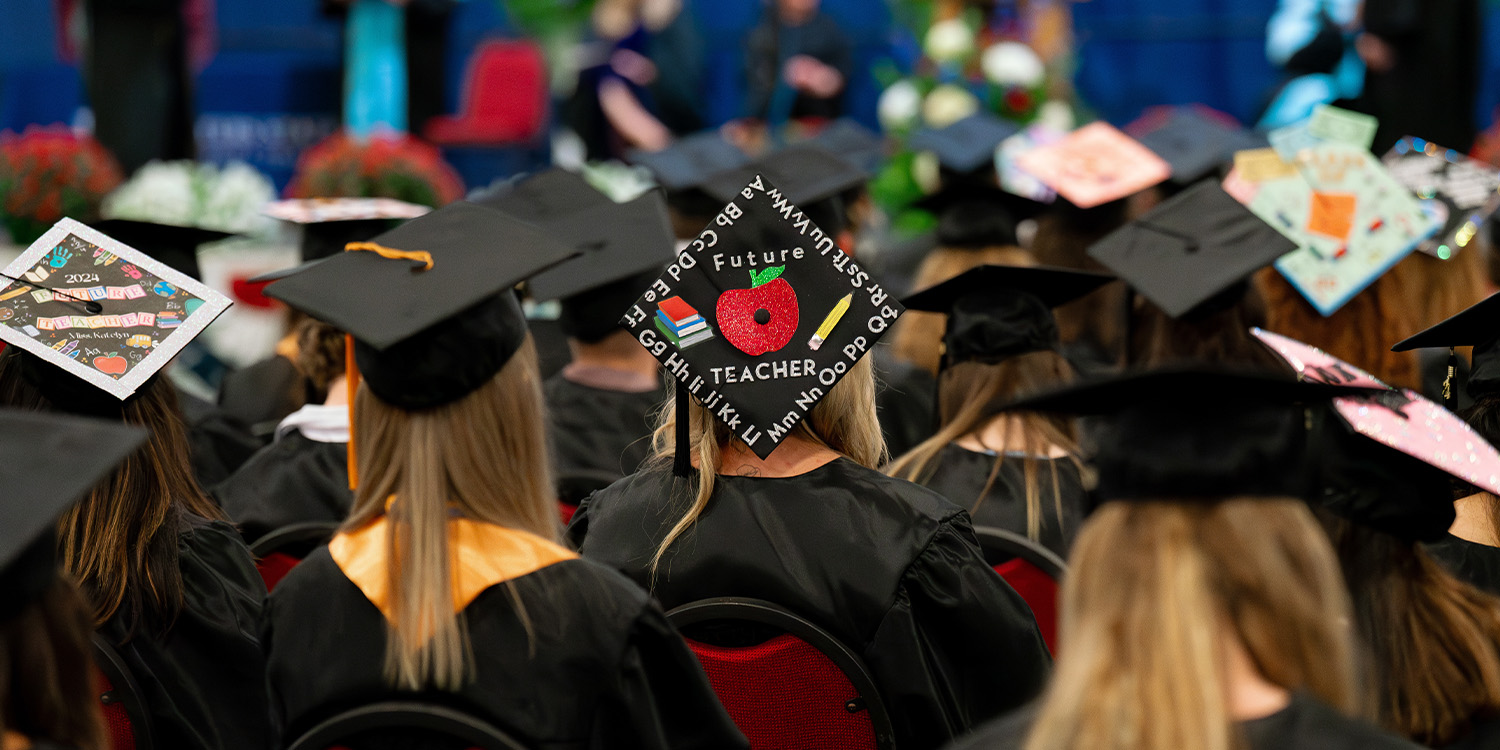 Students at Commencement